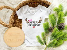Load image into Gallery viewer, My First Christmas Reindeer Onesie