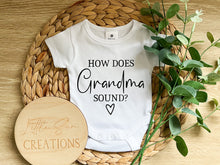 Load image into Gallery viewer, How Does *Name* Sound? Baby Onesie (Personalised)