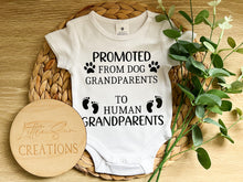 Load image into Gallery viewer, Promoted to Human Grandparents Onesie
