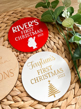 Load image into Gallery viewer, First Christmas Acrylic Plaque