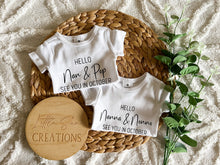 Load image into Gallery viewer, Hello Grandparent Onesie