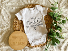 Load image into Gallery viewer, Hello Grandparent Onesie