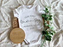 Load image into Gallery viewer, First Mother's Day Onesie