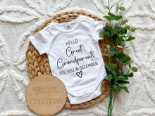 Load image into Gallery viewer, Hello Grandparent Onesie