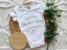 Load image into Gallery viewer, First Mother's Day Onesie