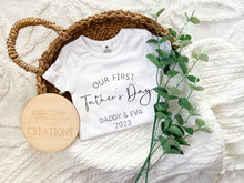 Load image into Gallery viewer, First Father's Day Onesie