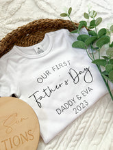 Load image into Gallery viewer, First Father's Day Onesie