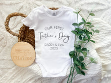 Load image into Gallery viewer, First Father's Day Onesie
