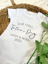 Load image into Gallery viewer, First Father's Day Onesie