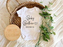 Load image into Gallery viewer, Little *Sibling* Pregnancy Announcement Onesie