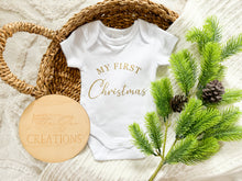 Load image into Gallery viewer, My First Christmas Onesie