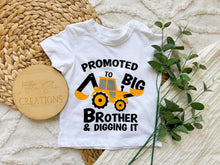 Load image into Gallery viewer, Promoted to Big Brother & Digging it T-Shirt