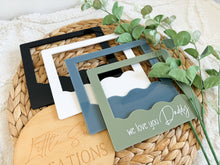 Load image into Gallery viewer, Acrylic Photo Frame w/ Custom Phrase