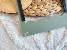Load image into Gallery viewer, Acrylic Photo Frame w/ Custom Phrase