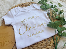 Load image into Gallery viewer, My First Christmas Onesie