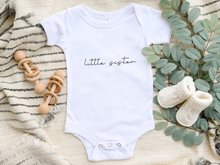 Load image into Gallery viewer, Little Sister Announcement Onesie
