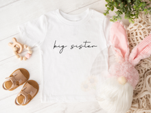 Load image into Gallery viewer, Big Sister Pregnancy Announcement T-Shirt