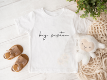 Load image into Gallery viewer, Big Sister Pregnancy Announcement T-Shirt