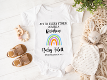 Load image into Gallery viewer, After Every Storm Comes a Rainbow Onesie