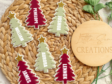 Load image into Gallery viewer, Acrylic Christmas Tree Gift Tags