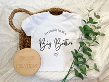 Load image into Gallery viewer, I'm Going to be a Big Brother T-Shirt