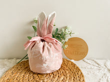 Load image into Gallery viewer, Velvet Easter Bags w/ Bunny Nose (Personalised)