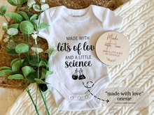 Load image into Gallery viewer, Made w/ Love & a Little Science Wooden Plaque