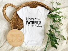 Load image into Gallery viewer, Happy Father's Day Onesie
