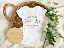 Load image into Gallery viewer, First Father's Day Onesie