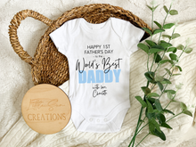 Load image into Gallery viewer, World’s Best Daddy Onesie