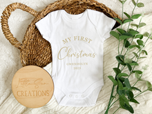 Load image into Gallery viewer, My First Christmas Onesie