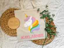 Load image into Gallery viewer, Library/Book Bag (Personalised)