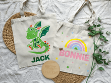 Load image into Gallery viewer, Library/Book Bag (Personalised)