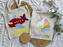 Load image into Gallery viewer, Library/Book Bag (Personalised)