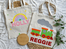 Load image into Gallery viewer, Library/Book Bag (Personalised)