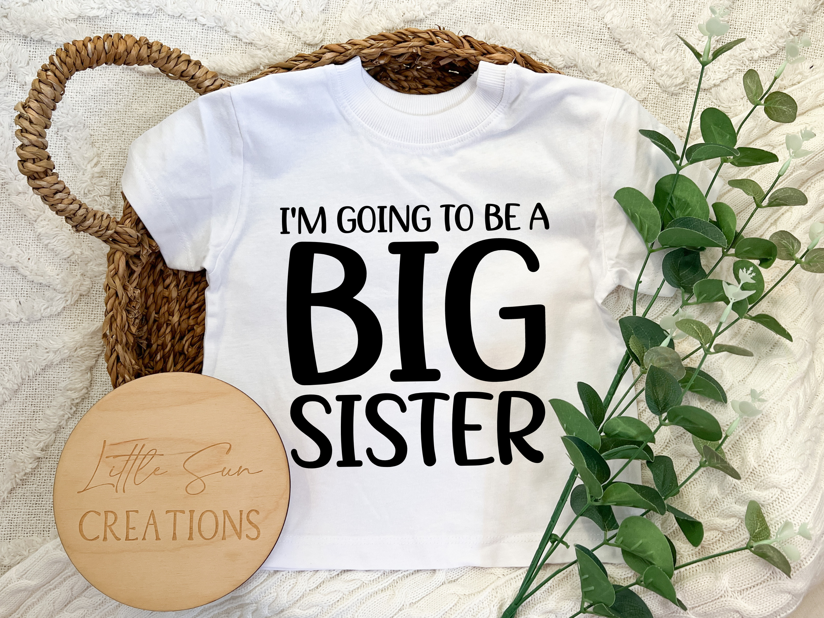 I am a top big sister shirt