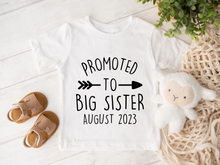 Load image into Gallery viewer, Promoted to Big Sister T-Shirt