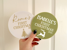 Load image into Gallery viewer, First Christmas Acrylic Plaque