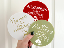 Load image into Gallery viewer, First Christmas Acrylic Plaque