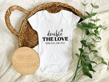 Load image into Gallery viewer, Double The Love Twins Onesie