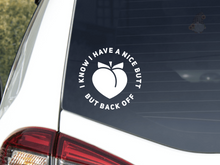 Load image into Gallery viewer, Nice Butt Car Decal