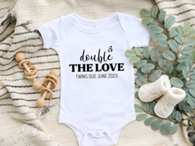 Load image into Gallery viewer, Double The Love Twins Onesie