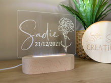 Load image into Gallery viewer, Night Light (Personalised)