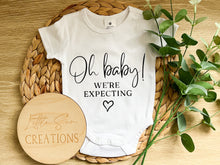 Load image into Gallery viewer, Oh Baby! We're Expecting Baby Onesie