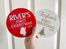 Load image into Gallery viewer, First Christmas Acrylic Plaque