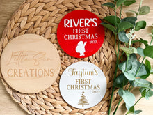 Load image into Gallery viewer, First Christmas Acrylic Plaque