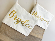 Load image into Gallery viewer, Neutral Christmas Stockings (Personalised)