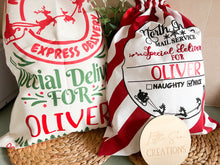 Load image into Gallery viewer, Santa Sacks (Personalised) - 4 Designs