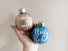 Load image into Gallery viewer, Christmas Baubles (Custom Phrases)