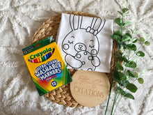 Load image into Gallery viewer, Easter Colouring Shirt - Bunny Holding Egg